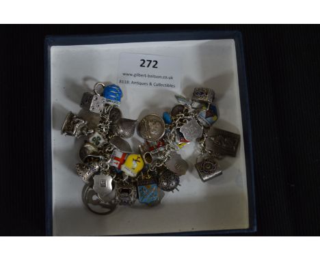 Silver Charm Bracelet and Silver Charms 