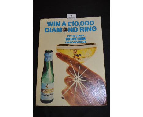 Babycham Diamond Ring Advertising Board 