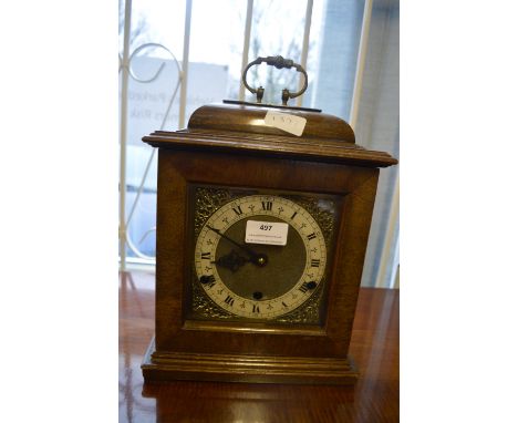 Oak Cased Mantel Clock 