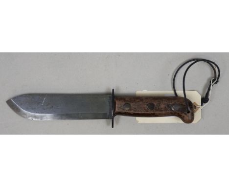 1960's survival knife stamped with Navy code - 0274-4594 and broad arrow 