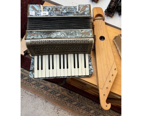 5 string Kantele together with accordion 