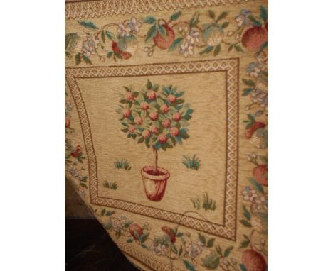 A roll of cushion tapestry
