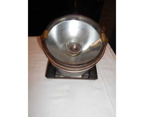 A military signalling lamp stamped A M E numbered 5A/2334