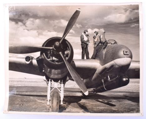 Selection of Official Air Ministry Photographs of RAF Aircraft and Luftwaffe Aircraft, being black and white images of variou