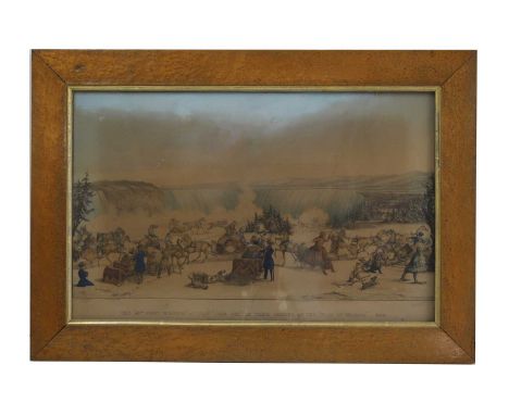 After R G A Levinge Meeting at the Sleigh Club at the Barracks (occupied by the left wing). 1837 and The 43rd Light Infantry,