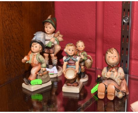 A group of five Goebel Hummel figures