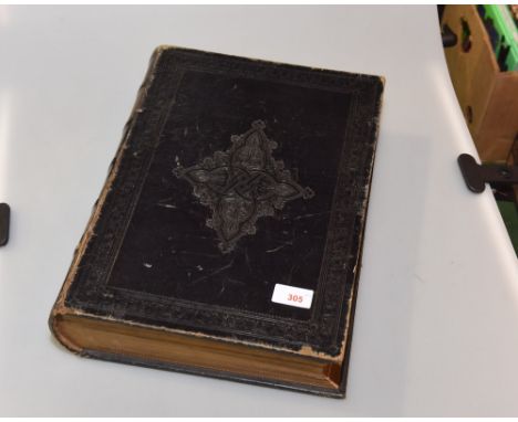 An Imperial Family Bible, published by Blackie & Son, 1867, including steel engraved plates after Old Master and 19th Century