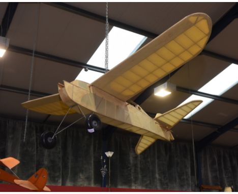 A vintage scale model aeroplane. wingspan approx. 6ft