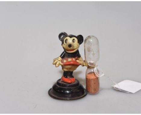 A vintage novelty Minnie mouse egg timer