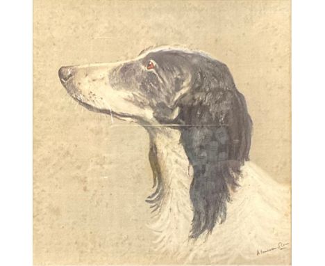 H A Cameron-Rose (first-half 20th century)Portrait of a Dogsigned, pastel, 26.5cm x 25cm 