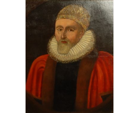 Continental School (19th century or earlier) Portrait of a Cleric oil on canvas, 65cm x 51.5cm