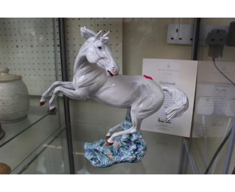 A Royal Doulton Prestige Edition 'Daybreak' porcelain horse figure, HN4843, model by Alan Maslankowski, limited edition no. 1