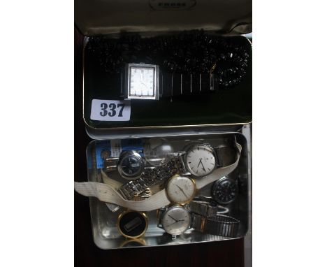 Collection of watches to include Tissot, Timex, Avia, Roamer etc 