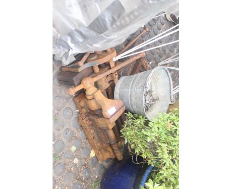 2 Vintage Vices and assorted items 