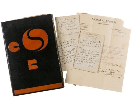 Gregynog Press.- Shaw (George Bernard) Shaw Gives Himself Away: An Autobiographical Miscellany, one of 300 copies on pale gre