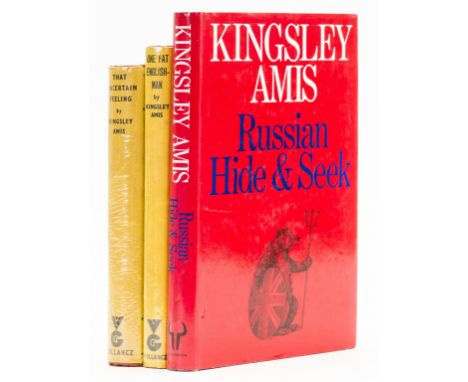 Amis (Kingsley) That Uncertain Feeling, 1955; One Fat Englishman, ink ownership inscription to endpaper, 1963; Russian Hide &