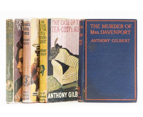 Gilbert (Anthony) The Murder of Mrs. Davenport, ink stamp to title, minor bumping to spine ends and corners, 1928; The Case o