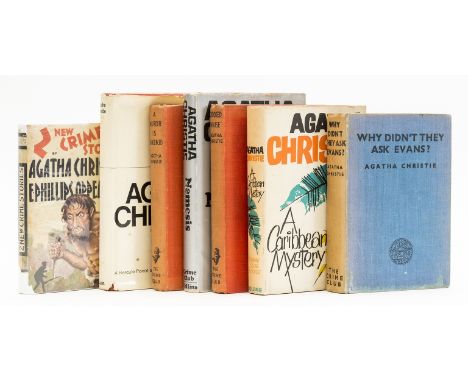 Christie (Agatha) Why Didn't They Ask Evans?, spotting, W. H. Smith lending library cloth, spine and covers faded, 1934; A Ca