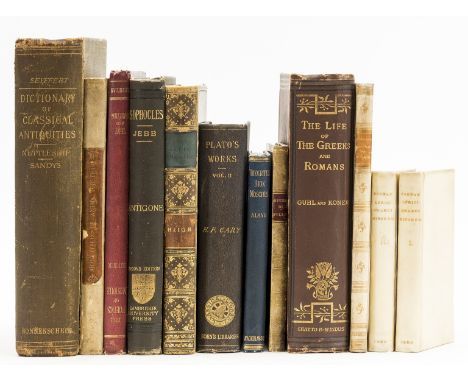 NO RESERVE Pomtow (Johannes) Poetae Lyrici Graeci Minores, 2 vol., ink ownership inscription of Hugh McLeod Innes to head of 
