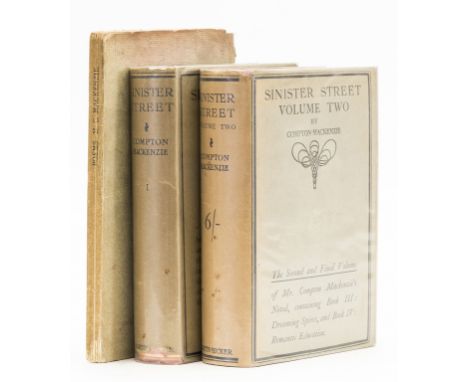 NO RESERVE Mackenzie (Compton) Sinister Street, 2 vol., first edition, original cloth, fine, dust-jackets, spine a little bro