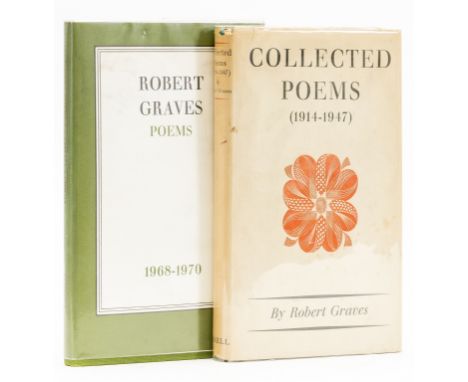 NO RESERVE Graves (Robert) Collected Poems (1914-1947), neat ink ownership inscription to endpaper, jacket spine a little bro