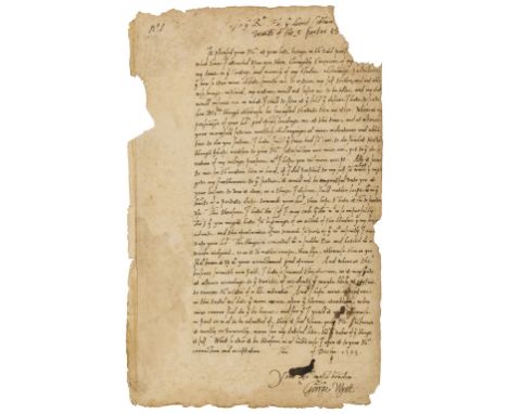 Defence of Calais.- Wyatt (Sir George, landowner and writer, youngest son of Sir Thomas Wyatt, soldier and rebel, executed by