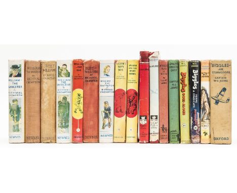 Johns (W.E. Johns Cpt.) Biggles Air Commodore, first edition, colour frontispiece, illustrations, occasional spotting, origin