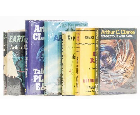 Clarke (Arthur C.) Rendezvous with Rama, jacket with very light fading to spine, minor chipping to spine ends and corners, 19