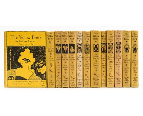 NO RESERVE [Beardsley (Aubrey) &amp; others.] The Yellow Book: An Illustrated Quarterly, 13 vol. [all published], plates, ill