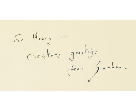 NO RESERVE Greene (Graham) A Visit to Morin, first edition, presentation inscription from the author, one of 250 copies, orig