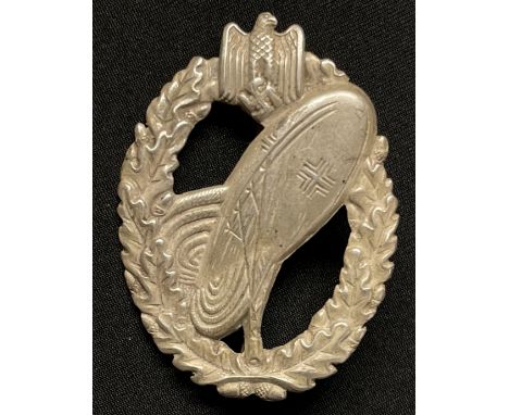 WW2 Third Reich Ballonbeobachterabzeichen des Heeres in Silber - Army Balloon Observer Badge in Silver. 