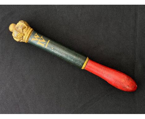 William IV Tipstaff. 174mm in length. Carved Crown with "W IV" beneath. 