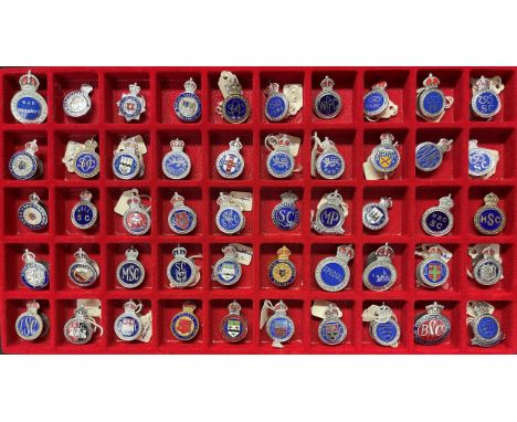 A collection of 50 Kings Crown Enamel Special Constables Lapel badges. 