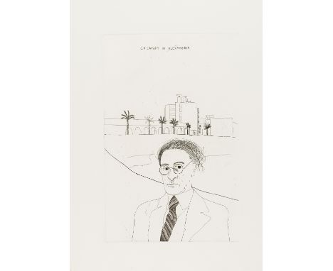 NO RESERVE δ David Hockney (b.1937)Two plates, from Illustrations for Fourteen Poems from C.P. Cavafy Two etchings, 1966, eac