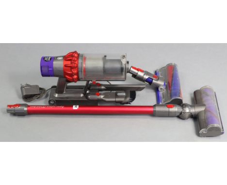 A Dyson Cyclone V10 Total Clean stick vacuum cleaner.