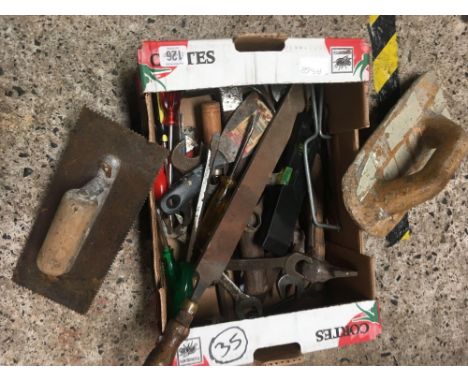 3 CARTONS OF HAND TOOLS, REELS OF CABLE ETC