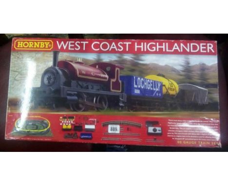 HORNBY ''OO'' GAUGE BOX SET (WEST COAST HIGHLANDER) WITH A LIMA CONTROLLER