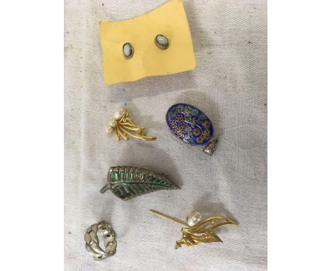 ENAMEL DECORATED LOCKET ETC