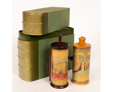 Panorama of the Silver Jubilee George & Mary, 1935, on roll, within original wooden tube, with colour printed label [with:] P