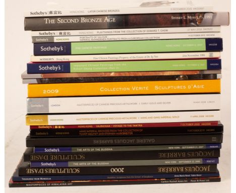Sotheby's and Sydney catalogues on metal works and paintings (金属器和书画，包括张宗宪专场）Hong Kong, 1990s - 2010s, 20 copies/Provenance: 
