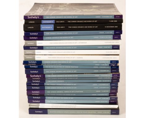 Sotheby's Asian arts (mainly Chinese) sale catalogues, London, 2000s, including the one for 9 June 2004 sale titled 'The Togu