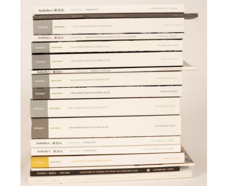 Sotheby's Asian arts (mainly Chinese) sale catalogues, Hong Kong, 2010s, 17 copies/Provenance: From the Library of Bluett & S