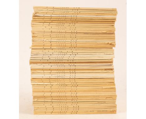 'Wenwu' (Cultural Relics), Beijing, 1980s, 57 copies/Note: "Wenwu" periodicals was first published in 1950 by Chinese Cultura