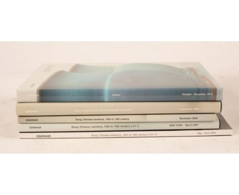 Antique dealer Eskenazi Chinese arts catalogues, London, 2000s and 2010s, 5 copies/Provenance: From the Library of Bluett & S