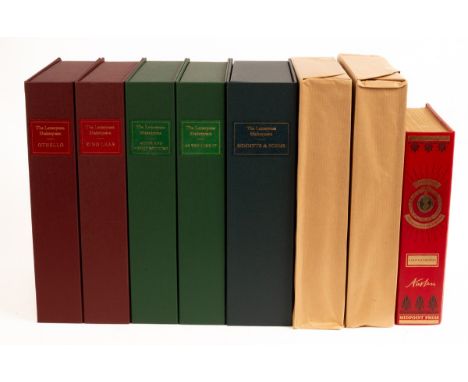 Shakespeare (William), A number of limited edition cased large folio volumes by Shakespeare to include As you like it, Othell