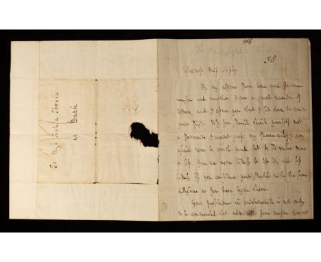 Samuel Johnson (1709-1784) Author and lexicographer, Autograph Letter Signed to Sophia Thrale (1771-1824), later Mrs Kenrik H