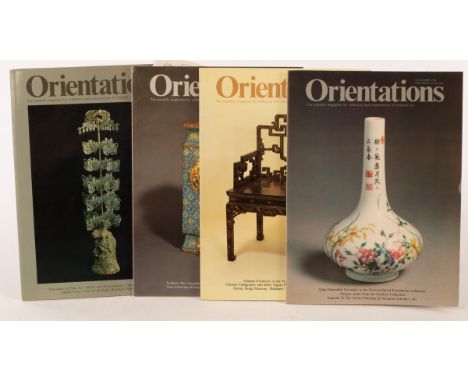 'Oriental Arts' magazines, 1990s and 1975 (1 copy), and 'Orientations' art magazines, 1980s-1990s,  56 copies in total/Note: 