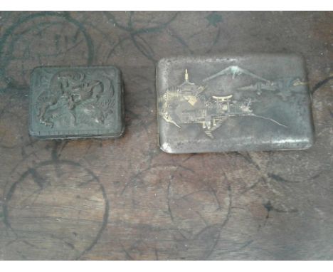 together with a dragon trinket box