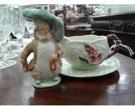 Benjamin bunny together with Carltonware&nbsp;oil jug on stand (2)