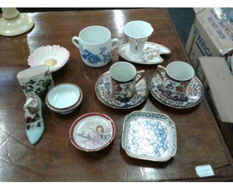 including Mason's chartreuse pin holder, Grimwades&nbsp;daisy dish, Royal Worcester two handled cup and similar items (13)